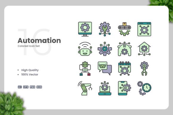Automation Color Icons: A Modern Design Solution for Every Creative Project