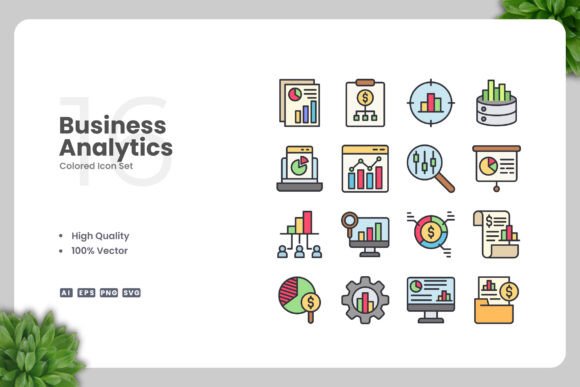 Business Analytics Color Icons: A Powerful Tool for Visual Communication